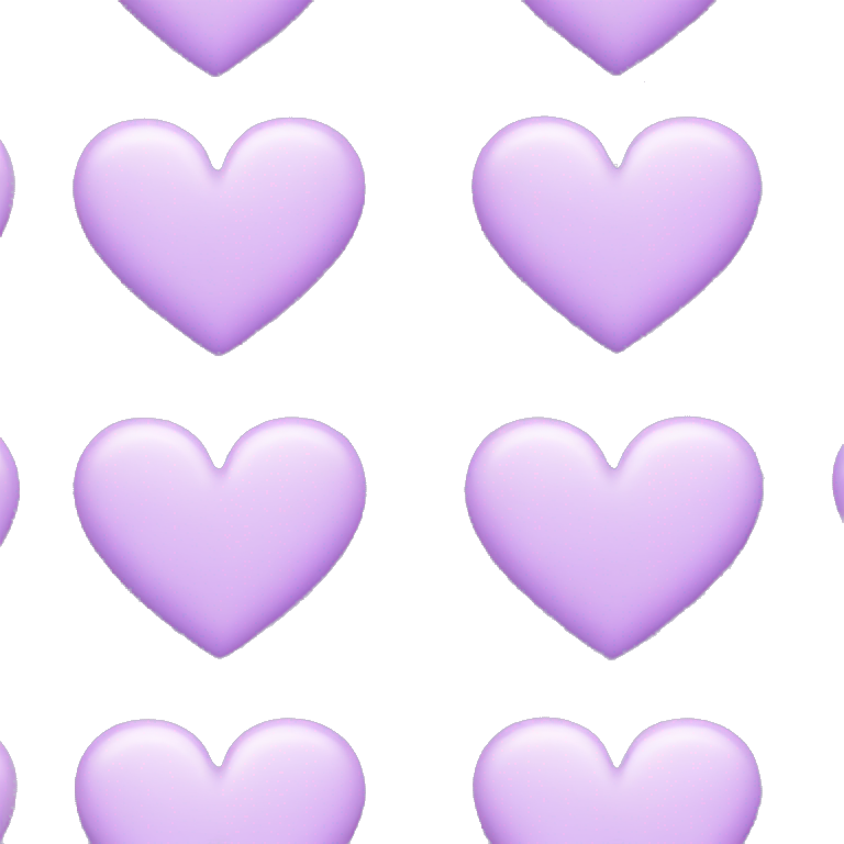 lilac heart emoji emoji