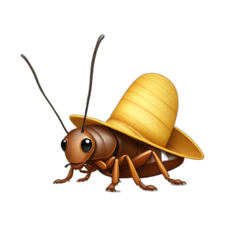 cockroach with sombrero emoji