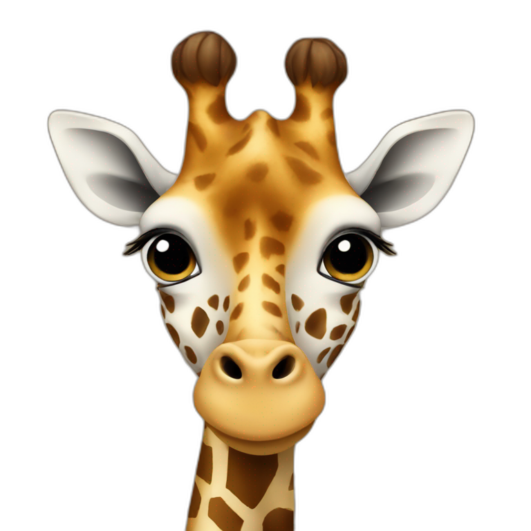 Giraffe’s poop emoji