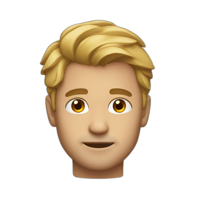 man with jawline emoji