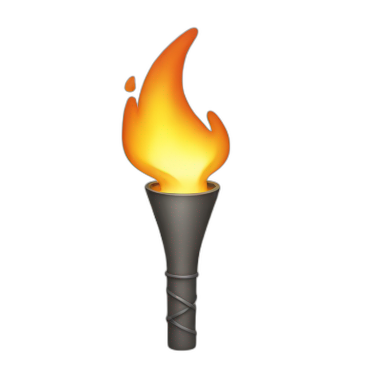 torch to torch emoji
