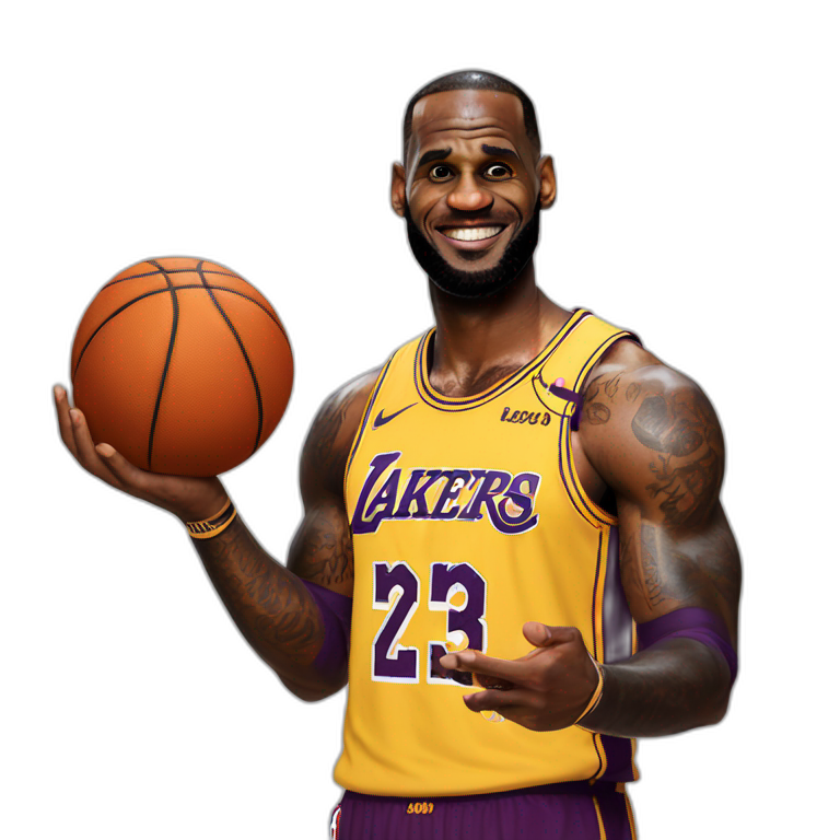 Lebron james holding basketball store
