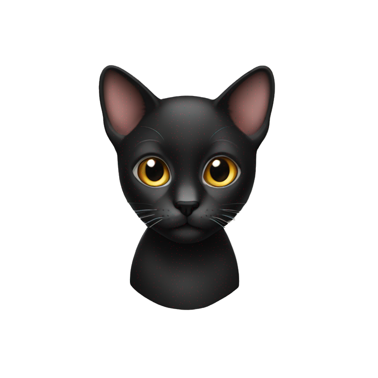Gato negro  emoji