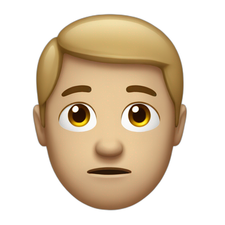 a sad face emoji, msfluentui style emoji