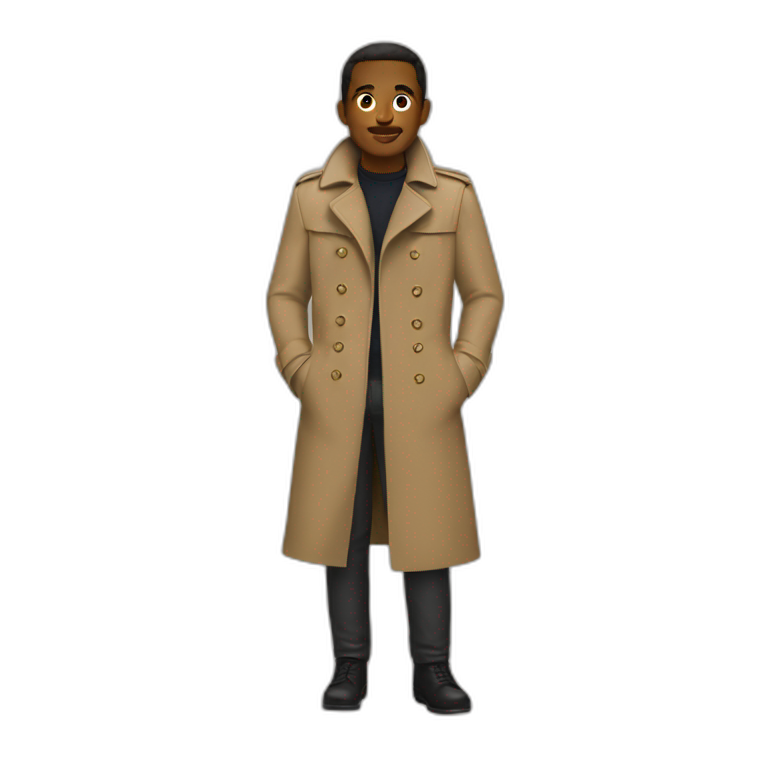 shoulders riding in one trench coat emoji