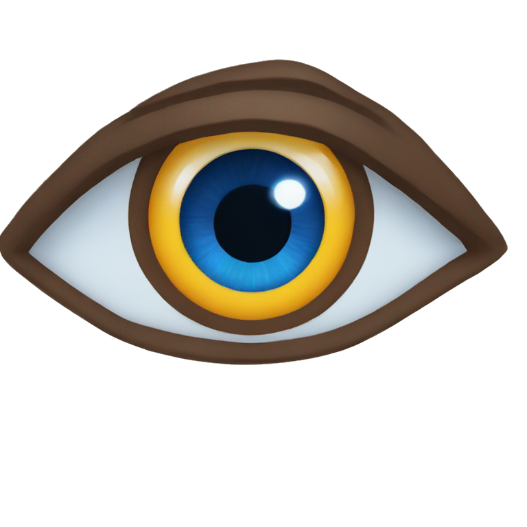 Blue eye Superman emoji