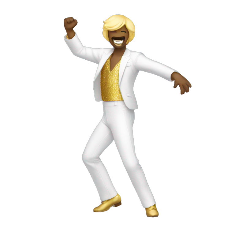 Disco man dancing emoji