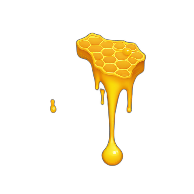 Dripping honeycomb emoji