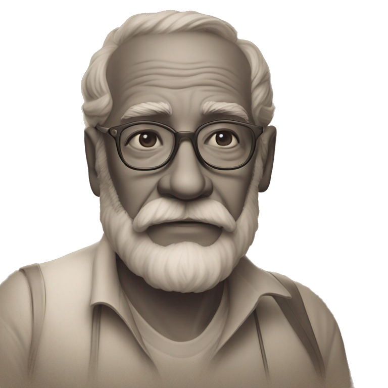 wise old man with glasses emoji