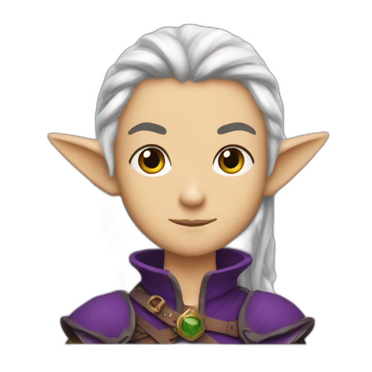 dungeons and dragons elf emoji