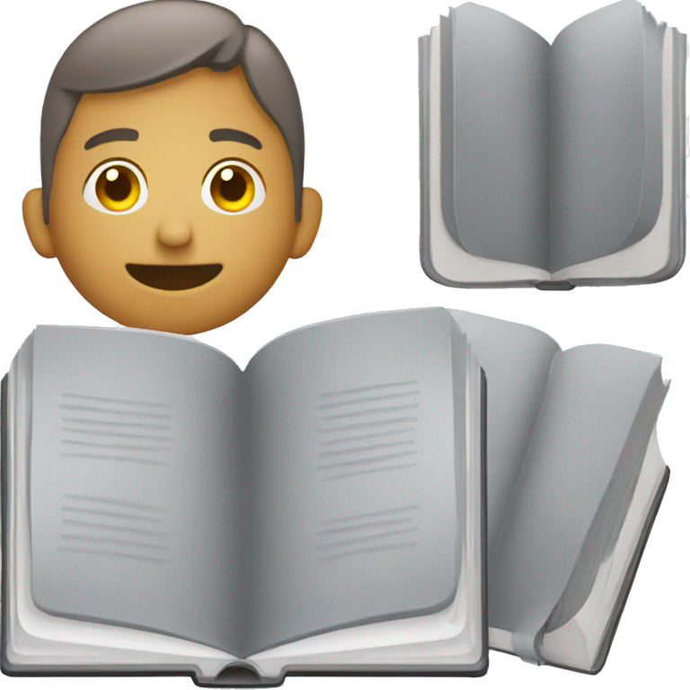 Biblia de color gris emoji