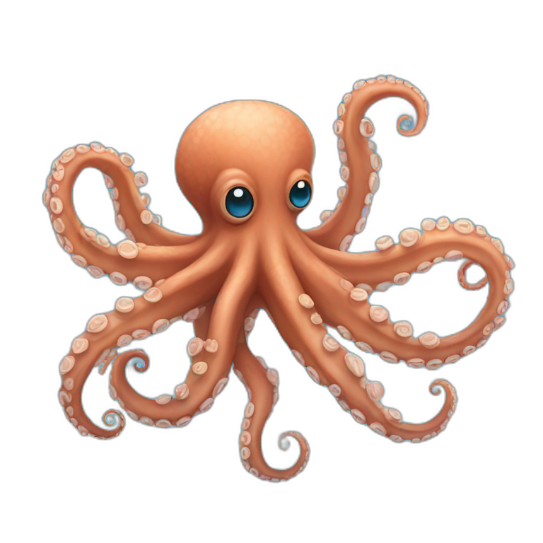 octopus blue sky emoji