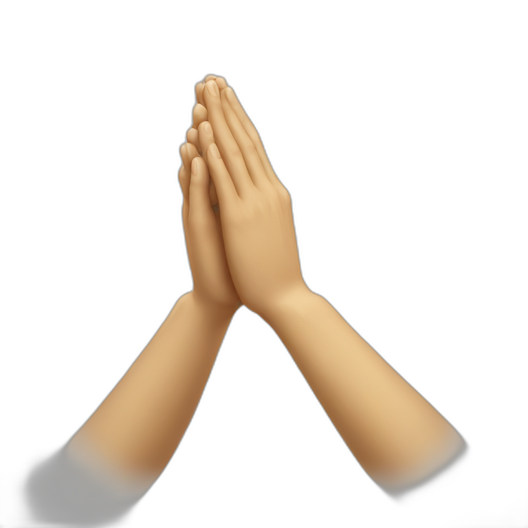 Praying hands emoji