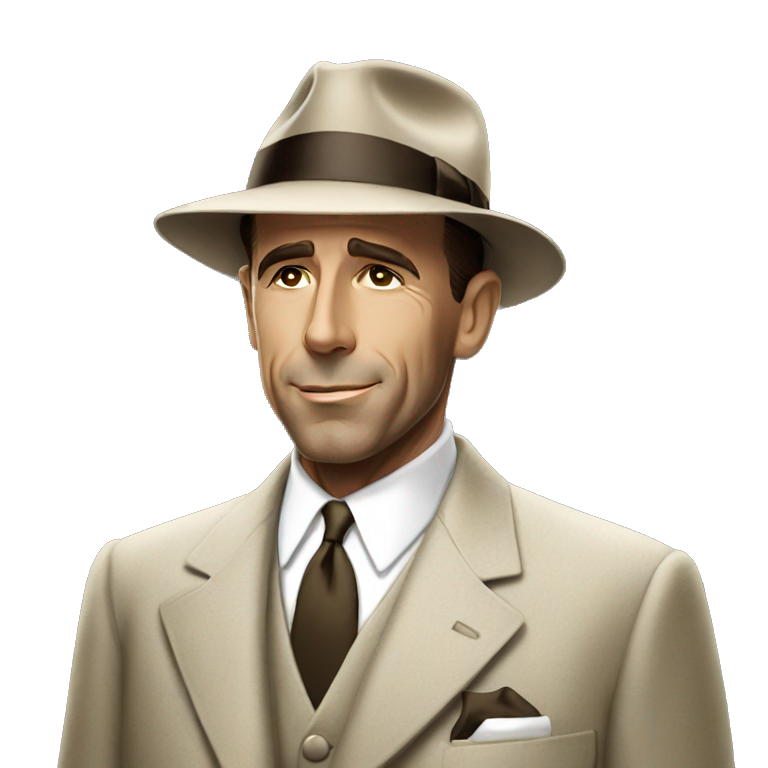 Humphrey Bogart Casablanca emoji