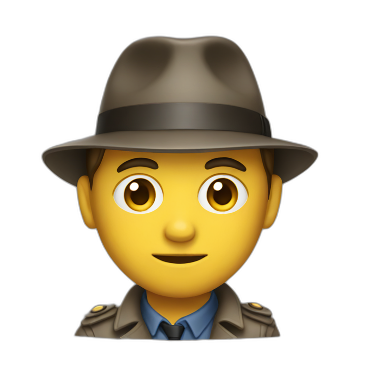 sneaky detective emoji