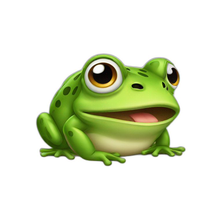 Frog angry emoji