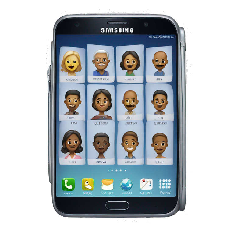 foldable samsung phone emoji