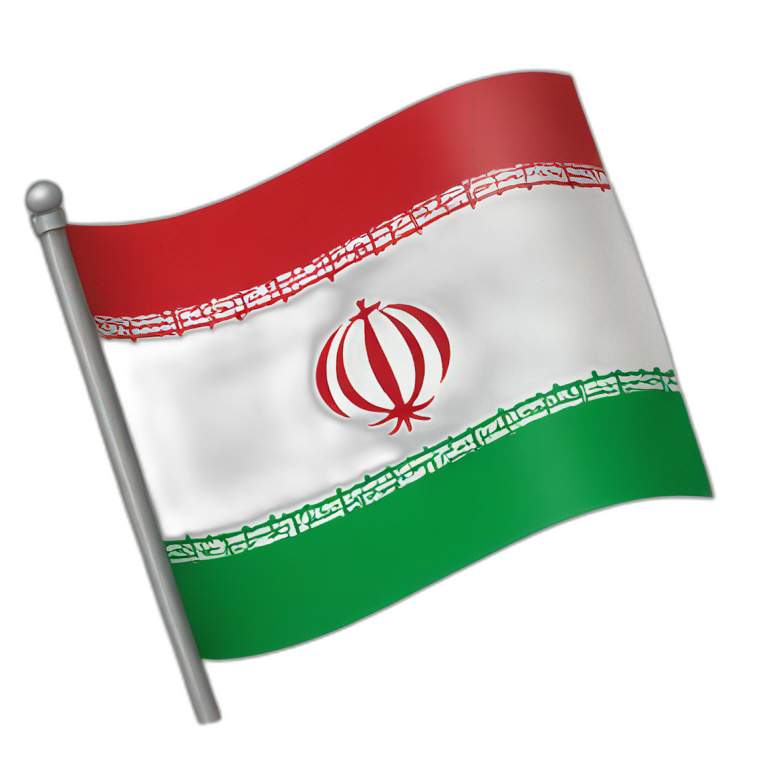 Flag of iran emoji