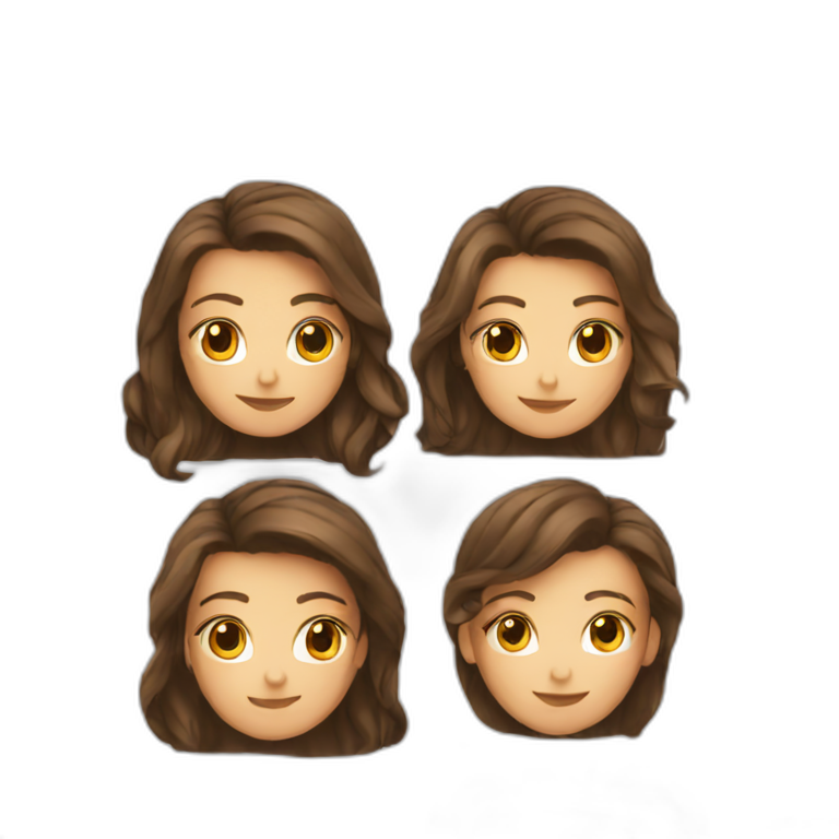 Brunette-girl-brunette-boy emoji