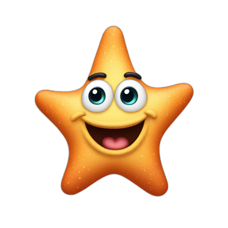 Patrick The star of sea emoji