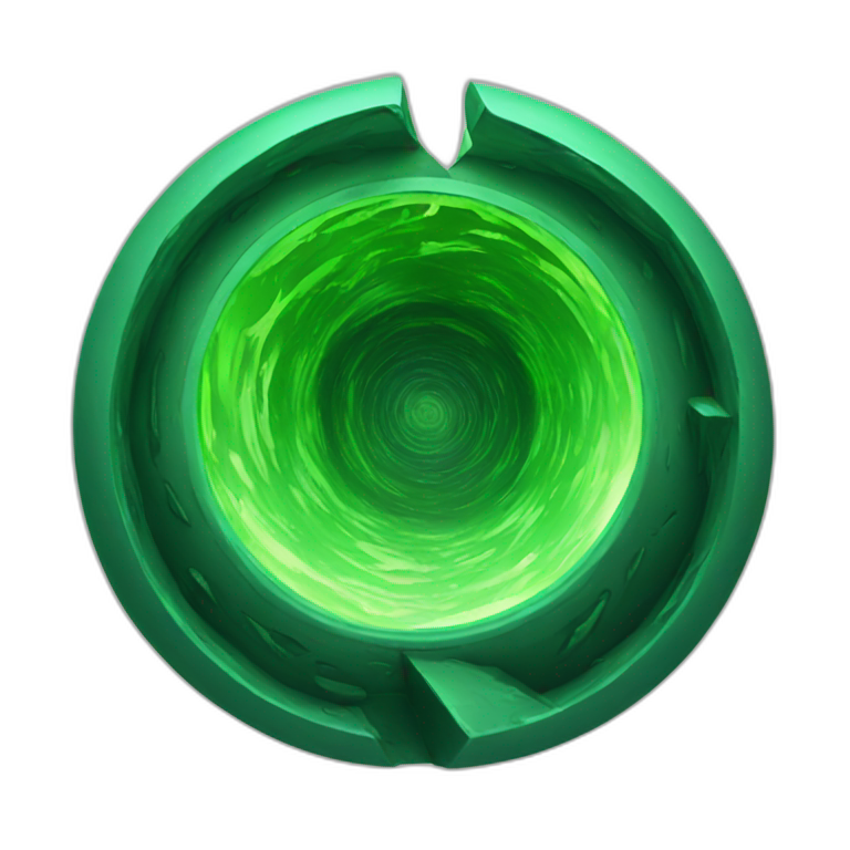 vortex portal green emoji