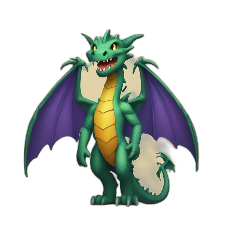 Dragon in dungeon emoji
