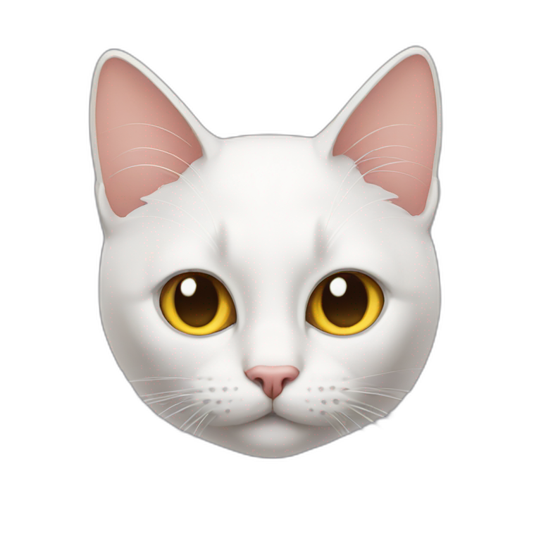 cat on the cat emoji