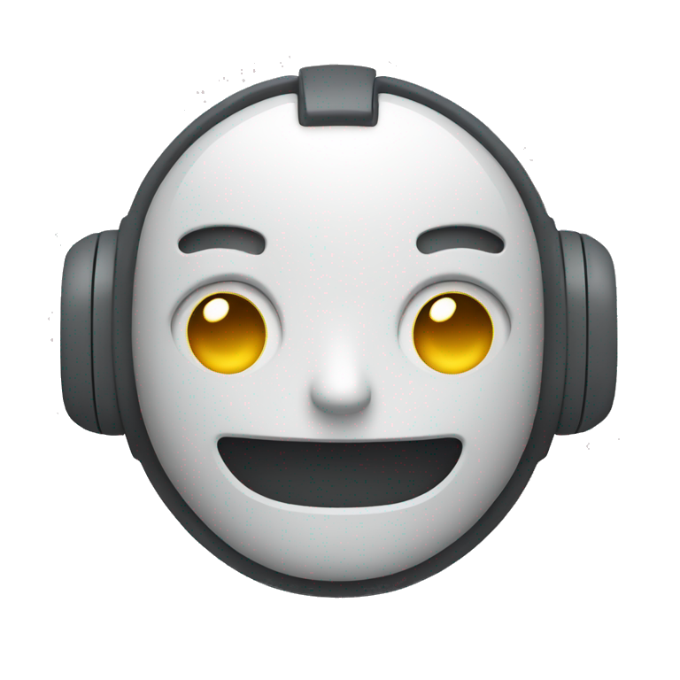AI chat bot symbol emoji