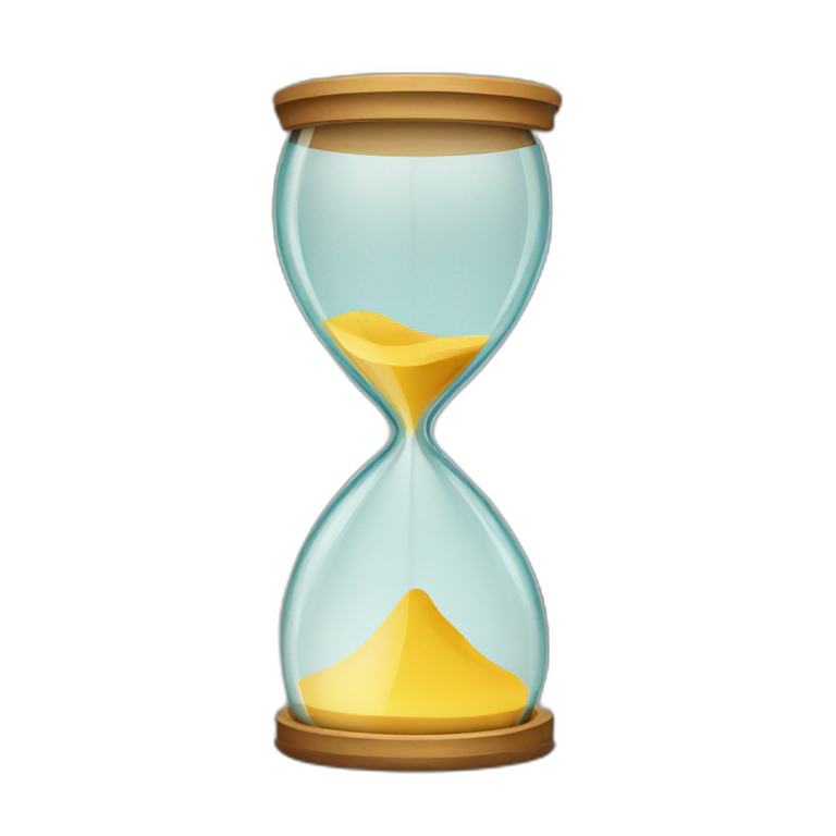 Hour glass emoji