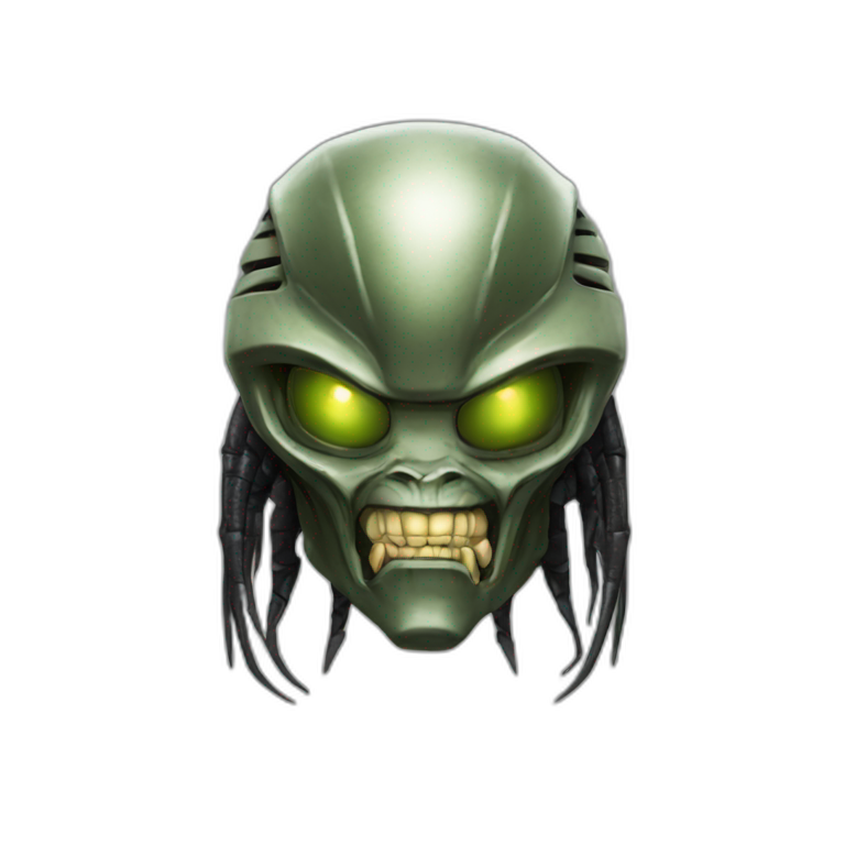 Alien vs. predator emoji