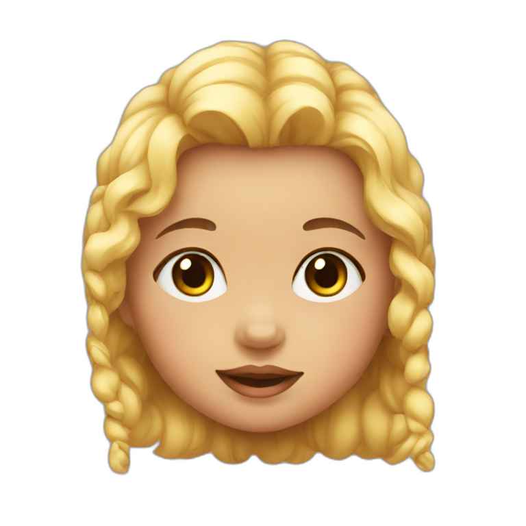 Baby girl emoji