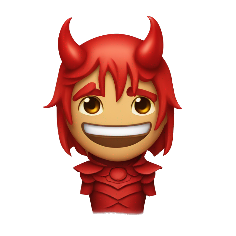 Demonio rojo emoji
