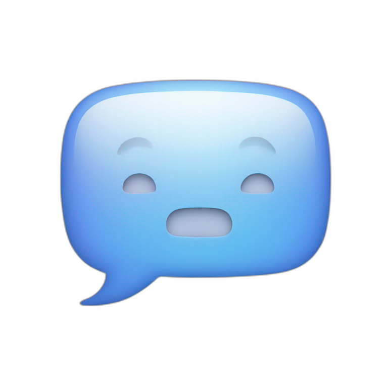 ai speech bubble emoji