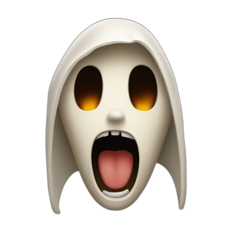 Scream emoji