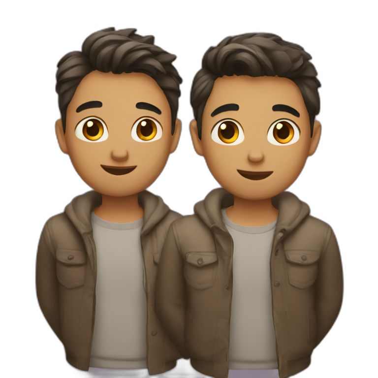 a couple of gay emoji