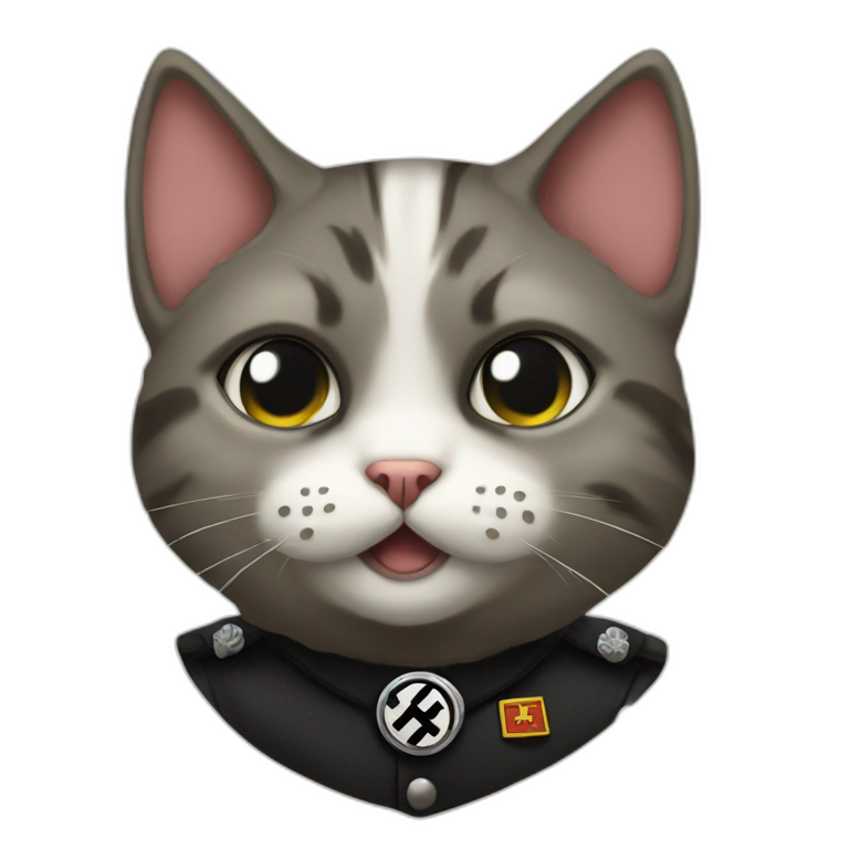 Nazi cat emoji