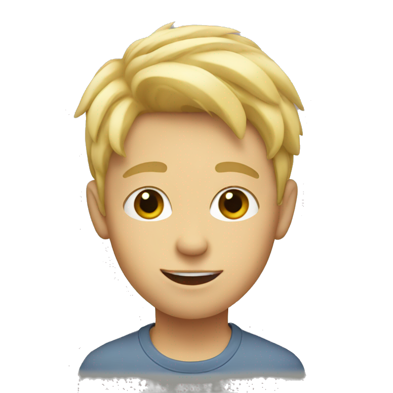 blonde boy emoji