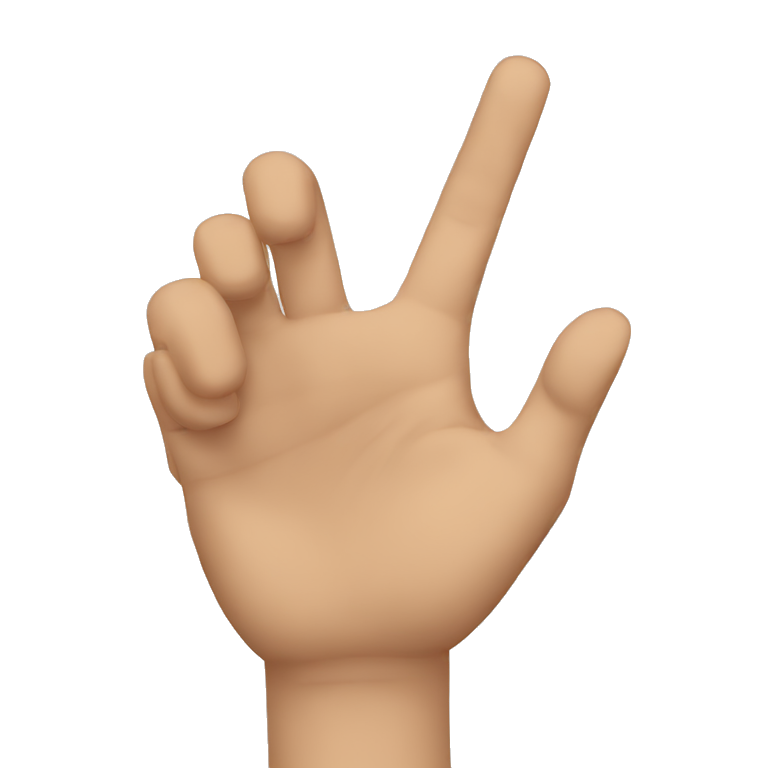Sukuna two hand sign emoji