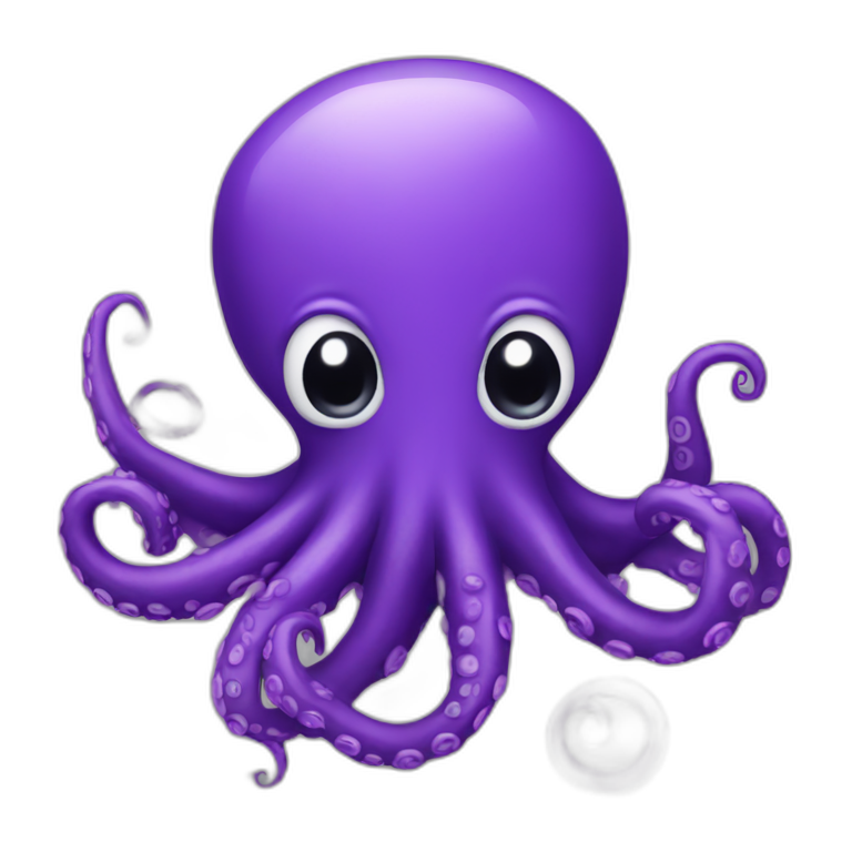 purple octopus emoji