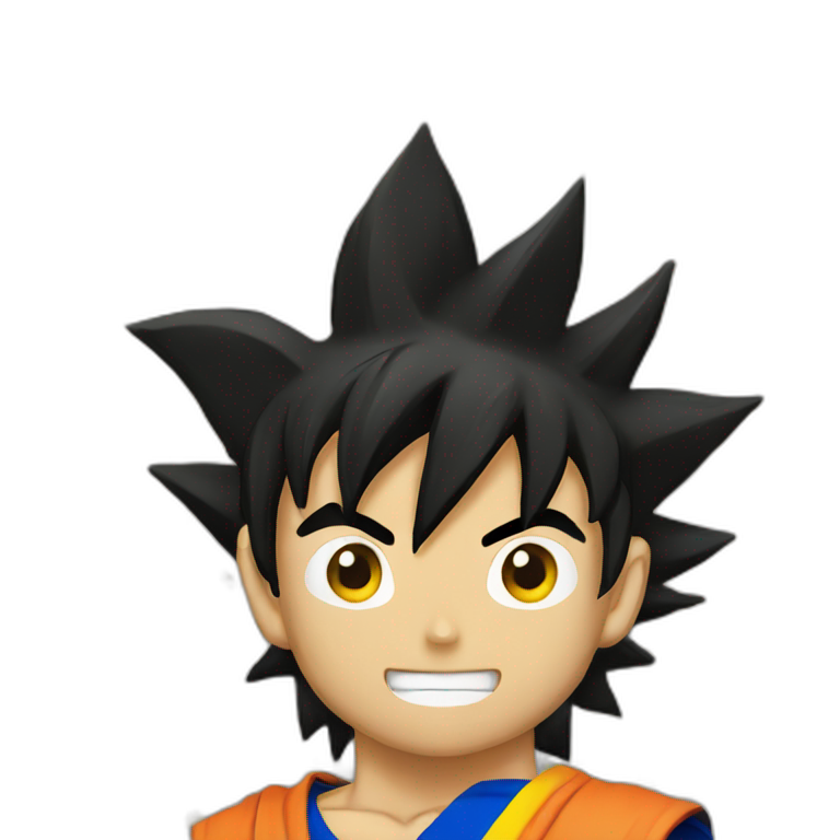 goku with an ecuadorian flag emoji