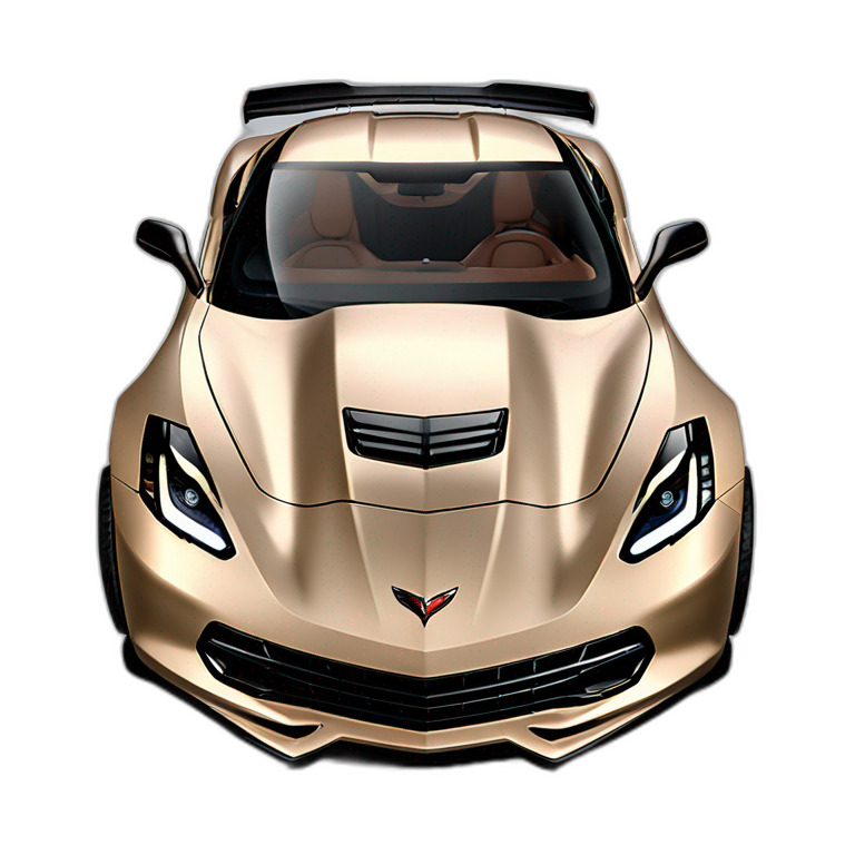 2014 Chevrolet Corvette C7 ZR1 BEIGE color emoji