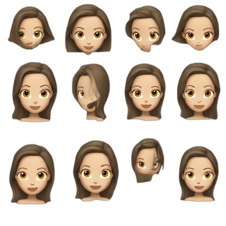 Angelina jolie recording a video emoji