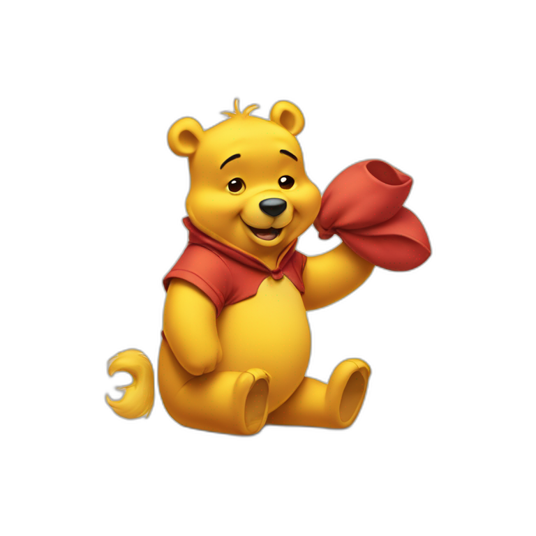 Xi jiping as winnie the pooh emoji