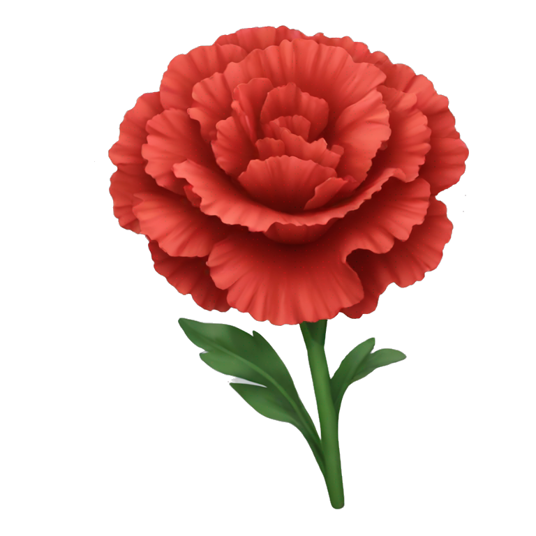 Red carnation emoji