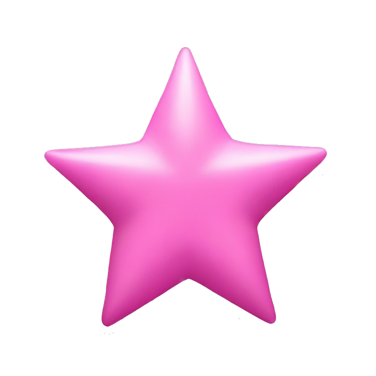 pink star emoji