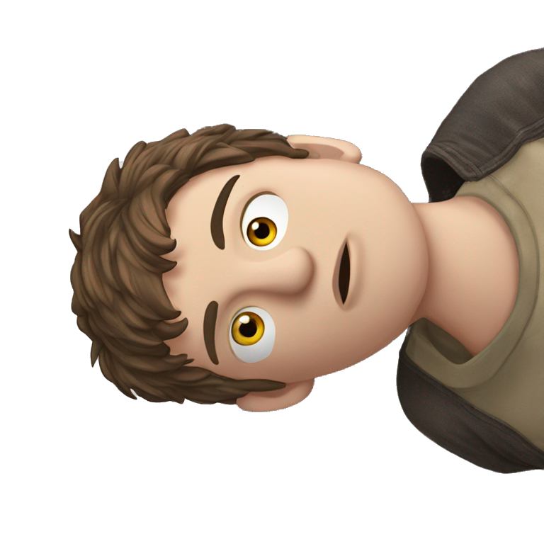 boy with brown eyes emoji