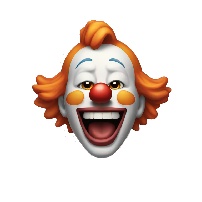 clown cry laughing emoji