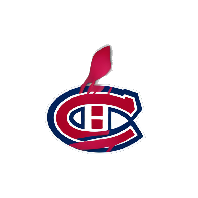 montreal canadiens logo with a W behind it emoji