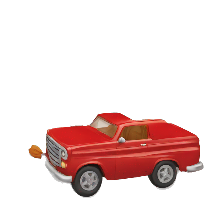 auto rojo emoji