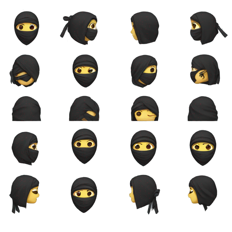 female ninja emoji